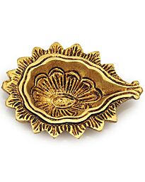 Brass Metal Diya - Mandala (Design 2)