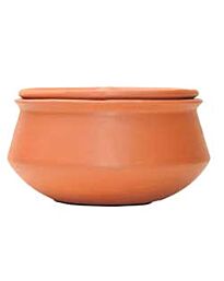 Klei Kookpot met deksel, 2000ml - CU32