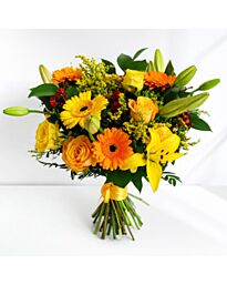 Ujjwal – Bright Yellow & Orange Mixed Bouquet

