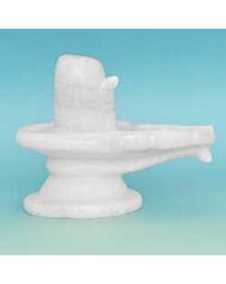 White Marble (Sangmarmar) Shivling