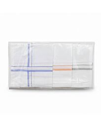 Men’s Striped Cotton Handkerchiefs, Set of 6