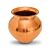 Big Copper Kalash sacred pot for daily puja