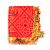 Large Bandhani Puja Chunari with Golden Gota Border