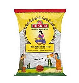 Shop Chakra Plain White Rice Flour, 1kg online – with Ekirana for Just €2.99 /