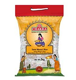 Achetez Chakra Riz Sona Masoori, 5kg en ligne – avec Ekirana pour juste 14,95 € /