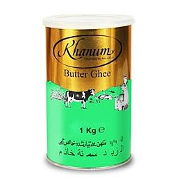 Shop Khanum Butter Ghee, 1kg online – with Ekirana for Just €19.50 /