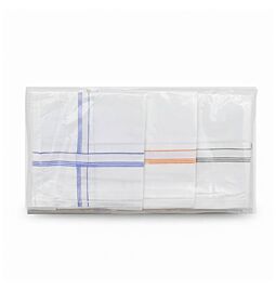 Shop Men’s Striped Cotton Handkerchiefs, Set of 6 online – with Ekirana for Just €4.99 /