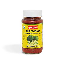 Shop Priya Cut Mango Pickle without Garlic, 300g online – with Ekirana for Just €3.15 /